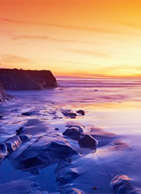 海邊日落唯美圖片 碧海藍(lán)天風(fēng)景宜人