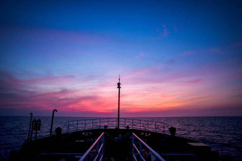 海邊云彩晚霞風(fēng)景圖片欣賞