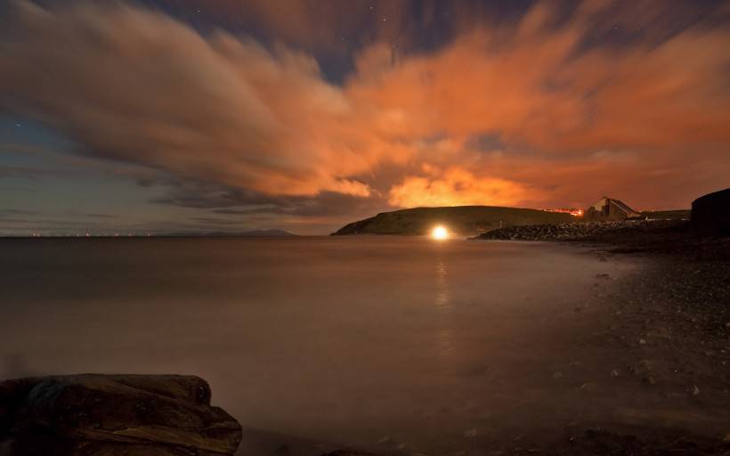 日照海邊圖片欣賞 黃昏斜陽風(fēng)景迷人