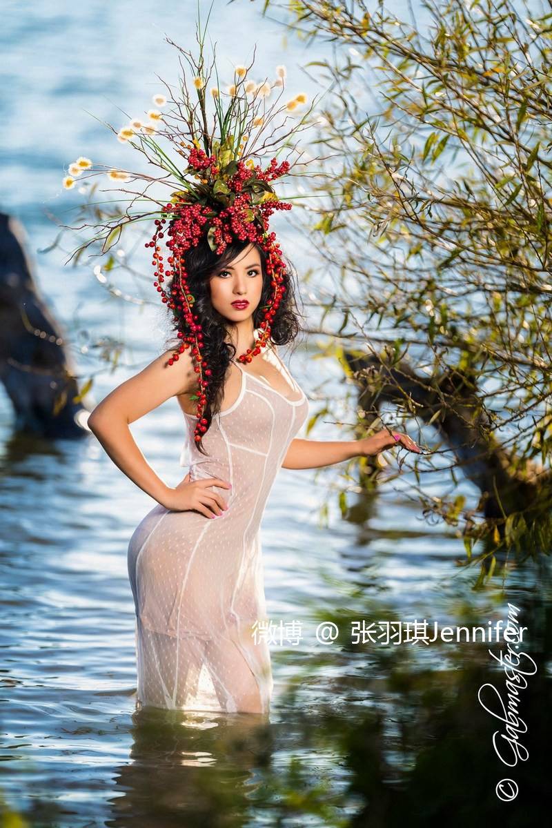 身材傲嬌堪比柳巖 張羽琪Jennifer還是個胸大顏好的古典美人