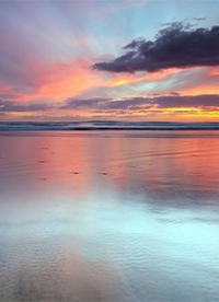 日照海邊圖片欣賞 黃昏斜陽(yáng)風(fēng)景迷人