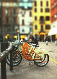 移軸攝影下的唯美風景圖片”