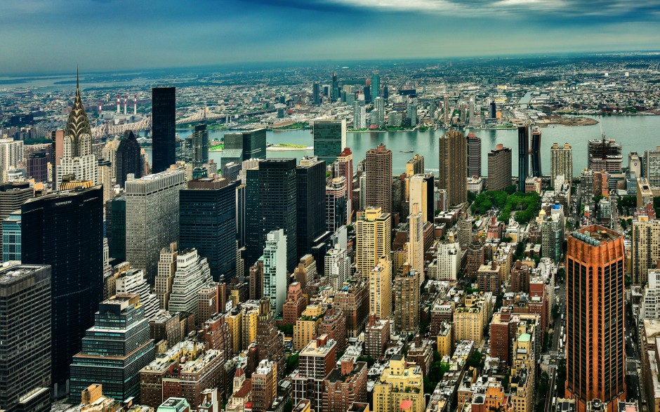 美國紐約曼哈頓全景圖片大全