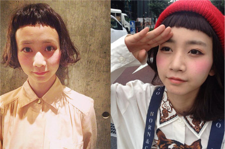 劉海發(fā)型扎法增添2016異性緣