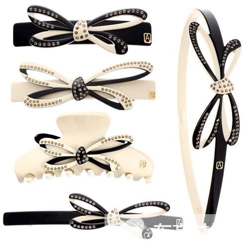 新款A(yù)lexandre de Paris for浪漫蝴蝶結(jié)發(fā)飾品