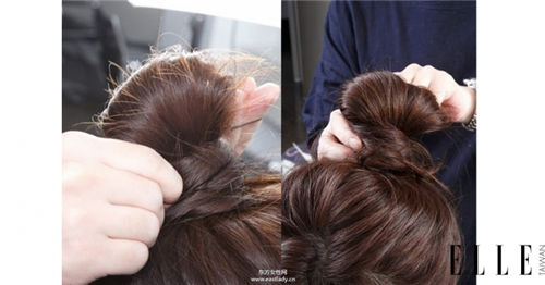 丸子頭的扎法圖解 越隨性越自然有型