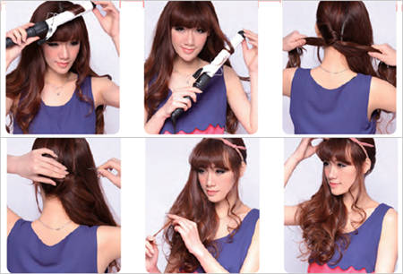 簡(jiǎn)單碎發(fā)修飾臉部輪廓 拍出小臉風(fēng)范