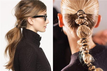 馬尾+圍巾今冬發(fā)型就這樣設(shè)計(jì)