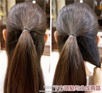 快速綁發(fā) 10種超自然清新馬尾編發(fā)教程圖解