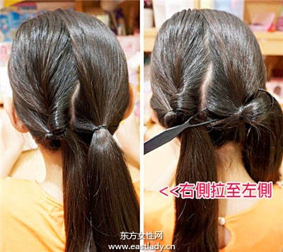 快速綁發(fā) 10種超自然清新馬尾編發(fā)教程圖解