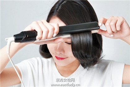 韓系「翹」麗短發(fā) 變身性感小女人