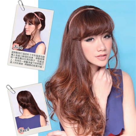 簡單碎發(fā)修飾臉部輪廓 拍出小臉風(fēng)范