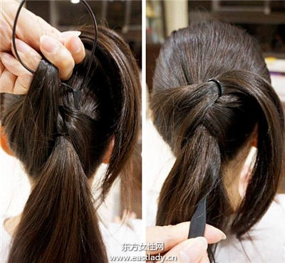 快速綁發(fā) 10種超自然清新馬尾編發(fā)教程圖解