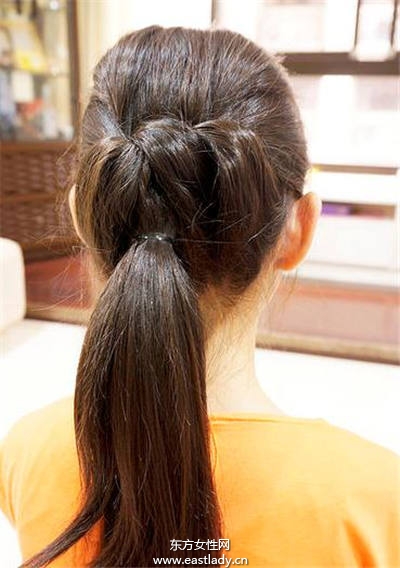 快速綁發(fā) 10種超自然清新馬尾編發(fā)教程圖解
