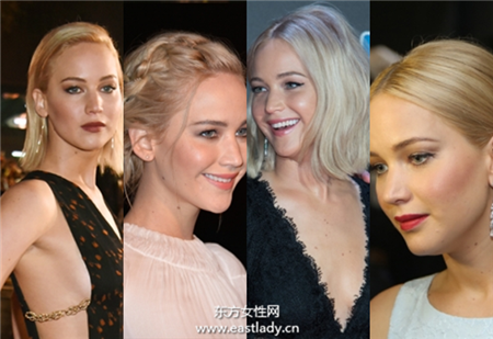 跟珍妮佛勞倫斯學(xué)發(fā)型設(shè)計(jì) 短發(fā)也可這么酷