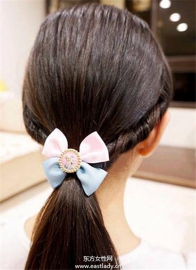 快速綁發(fā) 10種超自然清新馬尾編發(fā)教程圖解