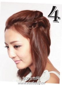 擰卷側盤蓬松團子發(fā)