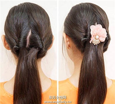 快速綁發(fā) 10種超自然清新馬尾編發(fā)教程圖解