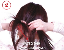辮子的編法圖解之自然隨性反編辮