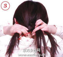 辮子的編法圖解之自然隨性反編辮