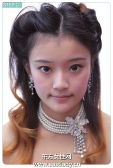 時(shí)尚雙縷卷甜美純真