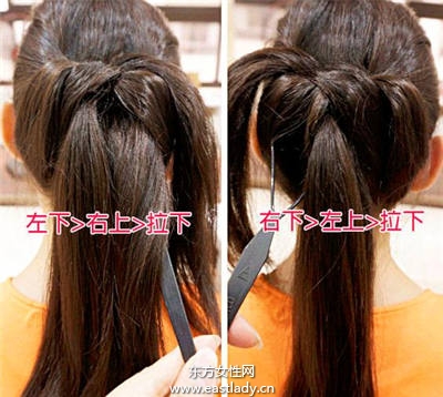 快速綁發(fā) 10種超自然清新馬尾編發(fā)教程圖解