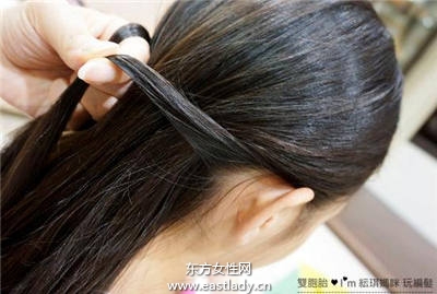 快速綁發(fā) 10種超自然清新馬尾編發(fā)教程圖解