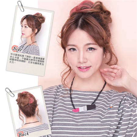 中分劉海簡單設(shè)計(jì)立馬變成瓜子臉