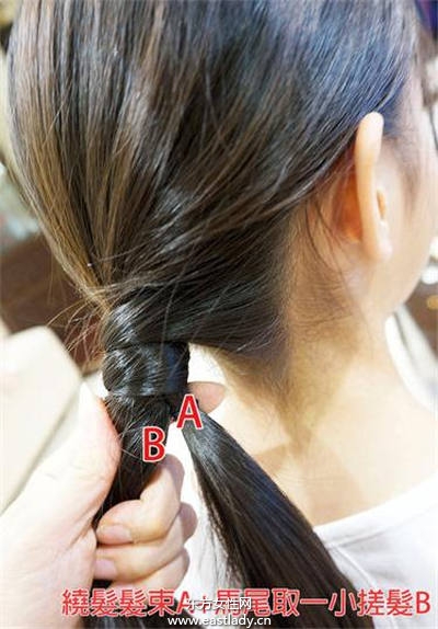 快速綁發(fā) 10種超自然清新馬尾編發(fā)教程圖解