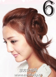 擰卷側盤蓬松團子發(fā)