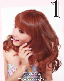 自然卷韓式丸子頭突出青春洋溢氣質(zhì)