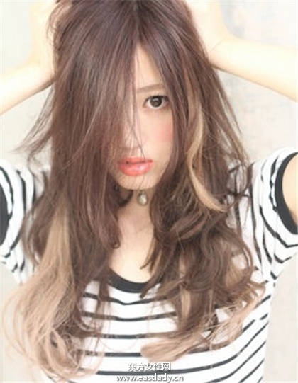 可以甜美也可以個性 日系夢幻內(nèi)側(cè)染發(fā)任你選