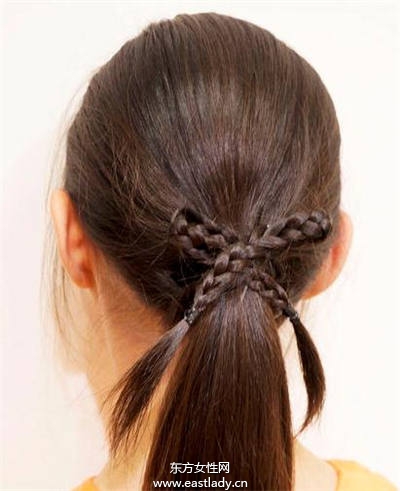 快速綁發(fā) 10種超自然清新馬尾編發(fā)教程圖解