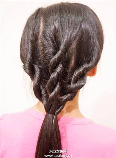 快速綁發(fā) 10種超自然清新馬尾編發(fā)教程圖解
