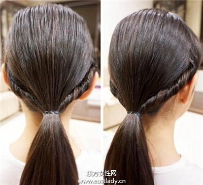 快速綁發(fā) 10種超自然清新馬尾編發(fā)教程圖解