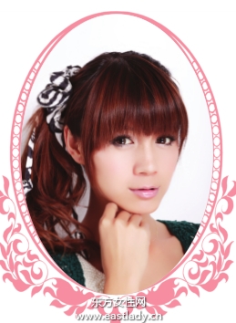 小清新外卷發(fā)卷出自然圓潤劉海兒