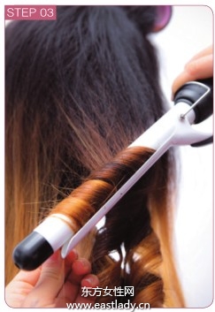 劉海后梳塑造韓式發(fā)型