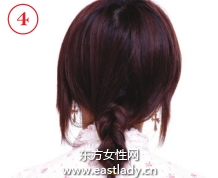 辮子的編法圖解之自然隨性反編辮