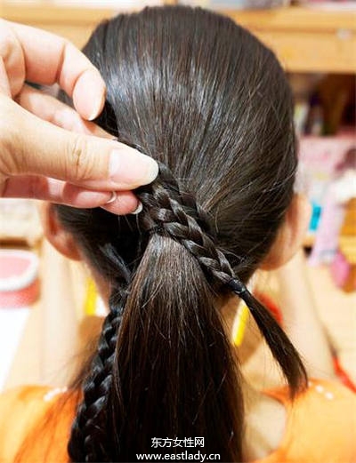 快速綁發(fā) 10種超自然清新馬尾編發(fā)教程圖解