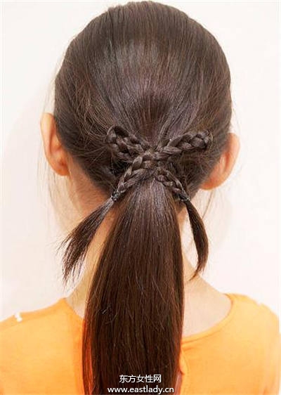 快速綁發(fā) 10種超自然清新馬尾編發(fā)教程圖解