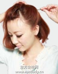 側(cè)團(tuán)子發(fā)辮顯示女性干練爽朗性格