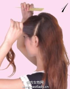 2013最新馬尾辮的扎法圖解