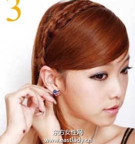 墊高頂發(fā)造型煥發(fā)層次感、立體感