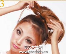 2013最新發(fā)型華麗甜美感花苞頭