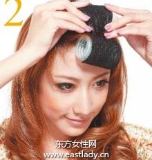 分層卷劉海塑造內(nèi)扣的芭花風(fēng)劉海