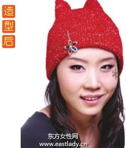 慵懶的卷發(fā)+脖套這個冬天不太冷