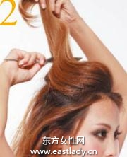 2013最新發(fā)型華麗甜美感花苞頭