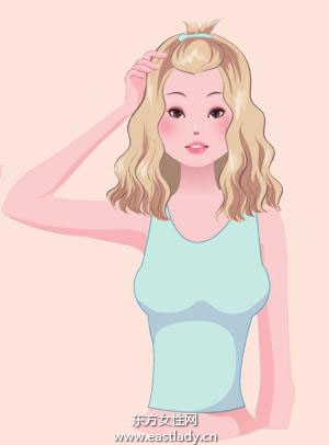 時(shí)尚蓬松卷發(fā)發(fā)型讓面部輪廓變得生動(dòng)起來(lái)