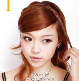 墊高頂發(fā)造型煥發(fā)層次感、立體感