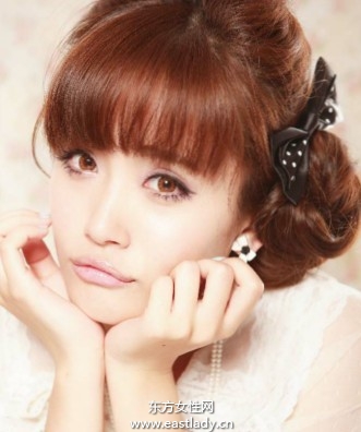 完美弧度花苞團(tuán)子發(fā)簡(jiǎn)約而又不失造型感